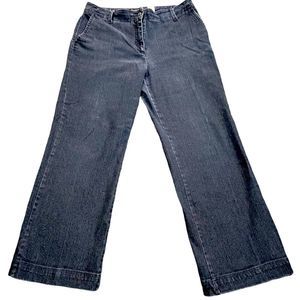 Talbots size 12 flare leg faded jeans woman’s blue jeans